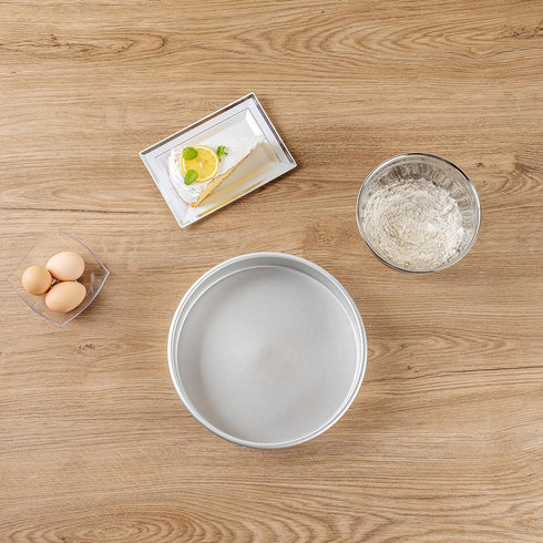 Restaurantware-Met Lux 10 x 2 Inch Straight-Sided Baking Tin, Round Cake Pan for Layer Birthday Cake