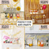 Deluxe Mimosa Bar Supplies Decoration Kit - 93Pcs Drink Tray, Mimosa Bar Sign, But First Mimosas Banner & More - Bridal