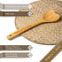 Gorgeous Heart Shaped Bamboo Wooden Spoon - Engraved Handle, Perfect Addition to a Kitchen Filled with Love
