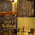 Meonum Curtain Tapestry Backdrop String Lights, 13 Strings 6.6 x 5 ft Fairy Light, 8 Modes for Bedroom Christmas Decor