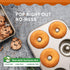 HONGBAKE Nonstick Donut Pans for Baking, 2-Pack 6 Cavity Upgraded Deepened Doughnut Tray for Oven - Bronze Gold