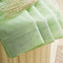 MYSTIC-HOME Sage Green Sheer Curtains, 84 Inches Long, 2 Panels, 52"x84", Semi Crinkle Voile Drapes for Living Room,