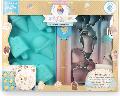 Handstand Kitchen Ice Cream Parlor 15-piece Ultimate Baking Party with Recipes