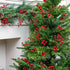 50 Pack 6.5 Inch LLZLL Berry Stems for Christmas Tree Christmas Berries Stems Artificial Red Berry Picks for Xmas