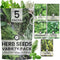 Herb Seeds | 5 Invidiual Packs | 2026 Season | Non-GMO |