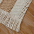 12x108 Inches Keketoarrange Boho Table Runner Cream Beige Brown for Home Decor Farmhouse Macrame Woven Burlap Jute