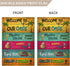 Welcome To Our Oasis Garden Flag, 12.5x18" Summer Party Decorations for Outdoor Beach Bar, Patio, Poolside