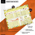 Extra Large Kitchen Conversion Chart Magnet | 11 x 8.5 | Lemon & Orange Style Decor for Baking & Cooking
