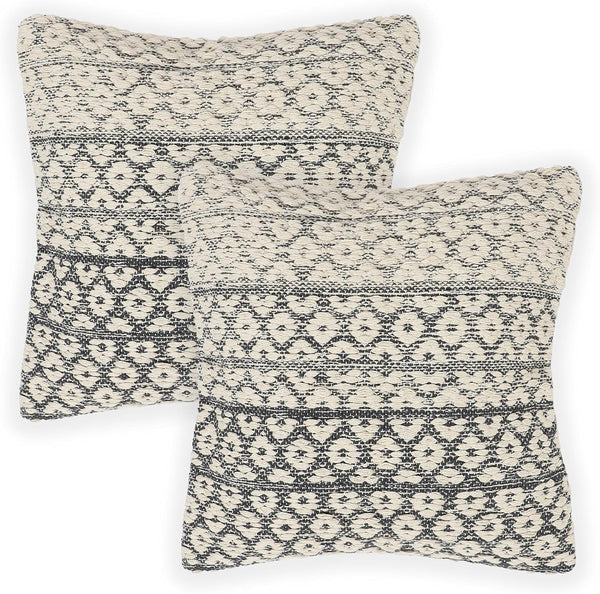 REDEARTH Tufted Throw Pillow Cushion Covers - Boho Textured Woven Decorative Cases