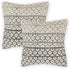 REDEARTH Tufted Throw Pillow Cushion Covers - Boho Textured Woven Decorative Cases