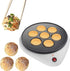 MasterChef Electric Ebelskiver Maker - Delicious Homemade Takoyaki, Donut Holes, Cake Pops, Aebleskivers - Nonstick