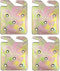 Wood Bed Rail Hook Plates, Pack of 4, for Wooden Bed, Headboard, Footboard Frame, 5 Hole Design Replacement