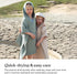 Ehrenkind 1-5 4-Layer 1-3 Organic Muslin Bath Poncho Children Years, Soft and Soft Muslin Fabric, Bath Poncho Children