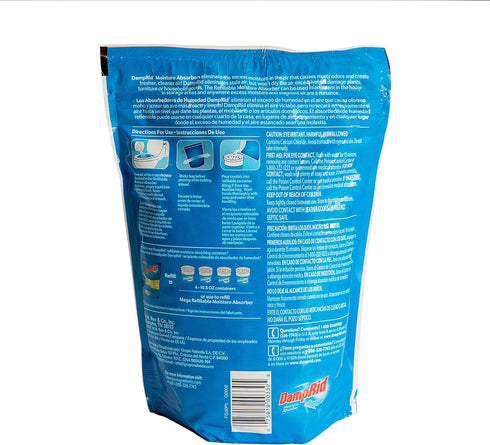DampRid Pure Linen Moisture Absorber - 42 oz. Refill Bag, Attracts & Traps Moisture for Fresher, Cleaner Air