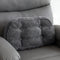 HIGOGOGO Lumbar Support Pillow for Recliner Chair/Accent Chair/Couch/Office Chair, Tufted Corduroy Back