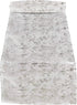 SARO LIFESTYLE Bottega Collection Foil Print Design Table Runner, 15" x 90", Silver Color