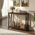 2-Tier ZENY Console Table, Entryway Table, Narrow Sofa Table with Shelves, Entrance Table for Living Room, Hallway