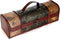 allgala Wooden Wine Bottle Box with Antique Finish