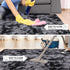 Tepook Soft Fluffy Area Rug, Modern Shaggy 3x5 Fuzzy Rug for Bedroom, Non-Slip Dark Grey Indoor Nursery Decor