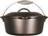 Lodge 5 Quart Pre-Seasoned Cast Iron Dutch Oven with Lid - Black Wire Bail Handle for Easy Transfer from Cooking
