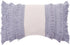 SAFAVIEH Home Collection Grema Boho Fringe Light Grey/Periwinkle 12 x 20-inch Rectangle