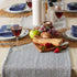 DII Woven Basic Tabletop Collection - Chevron Table Runner, 15x72, French Blue