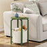 TUTOTAK Small Side Table, Oval End Table, Night Stand, Bedside Table, Sofa