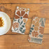 Set 2, 70s 16x24 Inches Abstract Boho Floral Kitchen Towels of Retro Groovy Dish Towels for Kitchen, Vintage Boho Hand