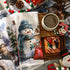 6 16 24 Inches Bencailor Pcs Winter Kitchen Towels x Decorative Snowman Truck Tea Dish Dishcloths Winter Holiday Drying