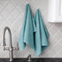 Ritz Royale Collection 100% Combed Terry Cotton Kitchen Towel Set, Highly Absorbent, Oversized, 28" x 18", 2-Pack, Dew