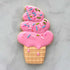 Soft Serve Ice Cream Cone Cookie Cutter - 4" Made in USA by Ann Clark