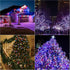 33ft 100 4th 16 LAMPHOME Red White Blue String Lights, LED of July Patriotic Fairy Lights Plug in, Lighting Modes