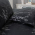 Elegant Comfort Luxury Ultra-Soft 2-Piece Pillowcase Set, 1500 Premium Microfiber, Standard/Queen, Black Marble
