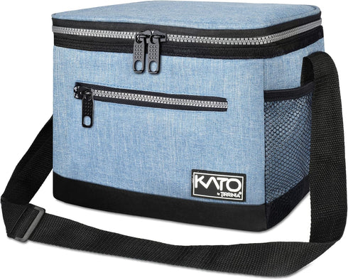Tirrinia Insulated Lunch Box for Men/Women, Leakproof Lunch Bag for School Work, Large Tote for Kids and Adults, Light