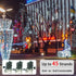 25ft 50 Counts Commercial 5mm IP65, JK5665 White LED Christmas Lights - Grade Outdoor Waterproof, Wide Angle Green