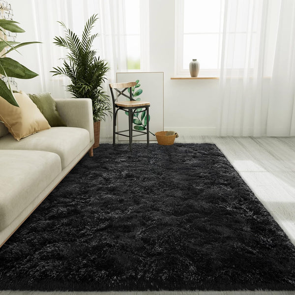 LOCHAS Ultra Soft Indoor Modern Area Rugs Fluffy Living Room Carpets for