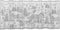 Heritage Lace 60" X 20" White Sleigh Ride 4-Way Mantle Scarf
