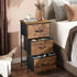 3 Closets, WLIVE Dresser with Drawers, Fabric Nightstand, Organizer Storage Dresser for Bedroom, Hallway, Entryway