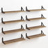 Fixwal Shelves for Room Wall, Width 4.7in Rustic Wood Wall Storage, Floating