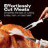 Hamilton Beach Electric Knife Set for Carving Meats, Poultry, Bread, 5Ft Cord, White, Storage Case + Fork Included