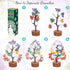 Crocon Seven Chakra Gemstone Tree, Feng Shui Figurine, Money Bonsai, Good Luck Reiki Healing Crystals, Size 10-12"