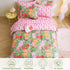 Sets 6 Set Set Mooreeke Twin Size Comforter for Girls Kids, Pieces Bed in a Bag Garden Cute Rabbit Floral Bedding