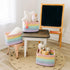 Set 3 15x9x10 OrganiHaus of Pastel Rainbow Baskets - Colorful Woven Storage Baskets for Playroom, Nursery & Classroom