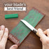 Brown Leather Strop with Compound, Razor-Sharp Edges with Stropping Kit and Honing Compound