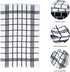 Sets 28"x18" Pack 4 Encasa XO Kitchen Towels and Dishcloths | Cotton Hand Towel | Multipurpose, Highly Absorbent