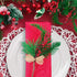 WILLBOND Artificial Christmas Tree Picks, 24 Pcs Red Berry Pine Picks for Crafts, Party Decor, Classic Style