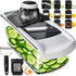 Fullstar Mandoline Slicer, 11 in 1 Kitchen Gadgets, Cucumber Slicer, Cheese Grater, Veggie Slicer, Safety Glove