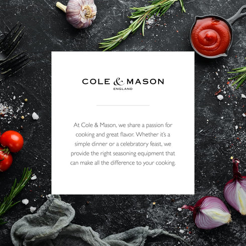 Cole & Mason Duo Oil & Vinegar Dispenser Set, Stainless Steel Pourer, Dishwasher Safe Kitchen Tool & Gadget