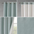 Grommet 50x54, Sun Smart Maya Blackout Curtain Patio Single Window, Textured Heatherd Print, Top Living Room Decor