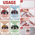 4 Pcs Monster Truck Parking Only Wall Decor for Boys, Monster Jam Only Violators Will Be Smashed Wall Room Door Signs